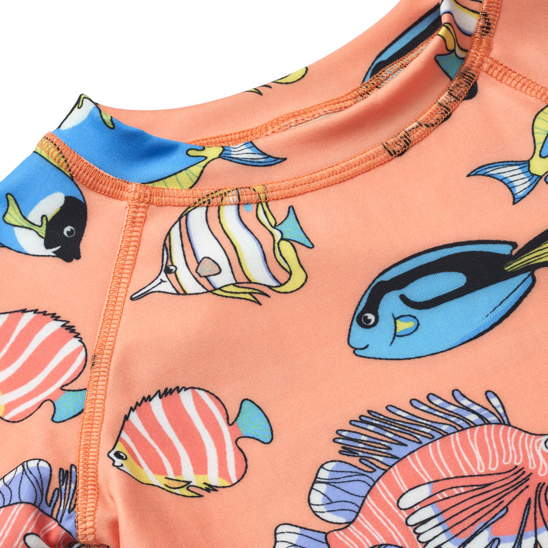 UV50 t-shirt for children with fish