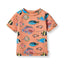 UV50 t-shirt for children with fish